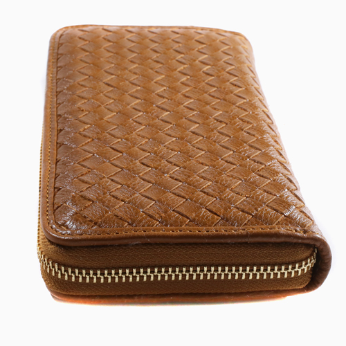 長財布 牛革財布 キャメル ブラウン 茶色 本革さいふ ラウンドファスナー ウォレット レザー 男女兼用 長財布 牛革財布 キャメル ブラウン 茶色 本革さいふ ラウンド