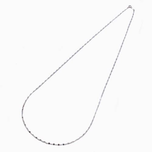 プラチナ950 ロングネックレス ペタルチェーン♡ プラチナペダルチェーン ロングネックレス プラチナ950 Pt950