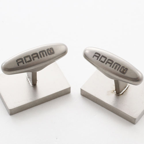 14KT スチール ステンレス カフスボタン Made in Germany カフスピン