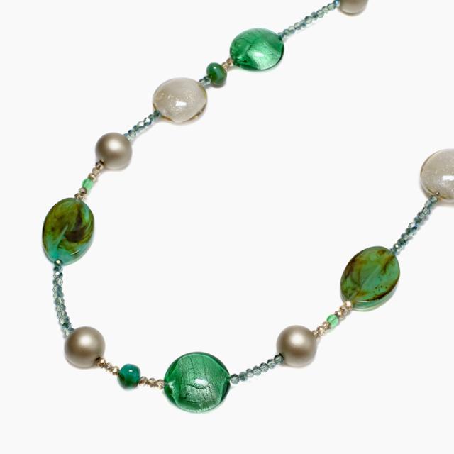 ベネチアングラスネックレス ベネチアンガラス イタリア製 ミラノ