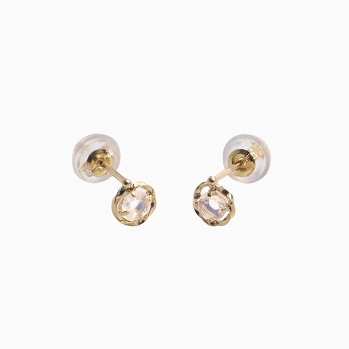 18金 シリコン ピアス キャッチ⁄ K18 Silicone Catch ☆ K18 スタッド 