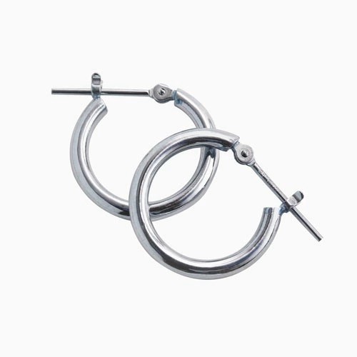 プラチナ Platinum Pt900 ピアス フープピアス 小さめピアス 2.0mm 15mm ワンタッチ キャッチレス 遮断式 フープ リング型 シンプル 両耳 軽い 軽量 小さい ミニ プチサイズ 華奢 可愛いの通販は