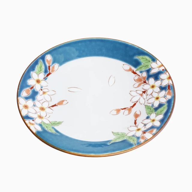 日本製 九谷焼 久谷五彩 磁気 陶器 陶磁器 小皿 皿 お皿 4.6号皿揃 四季の花 セット売り 5点セット 可愛い 華やか 鮮やか お洒落 オシャレ お祝い 記念日 誕生日 結婚祝い 開店祝い プレゼント 贈り物 ギフト 食器 和食器 インテリア_3