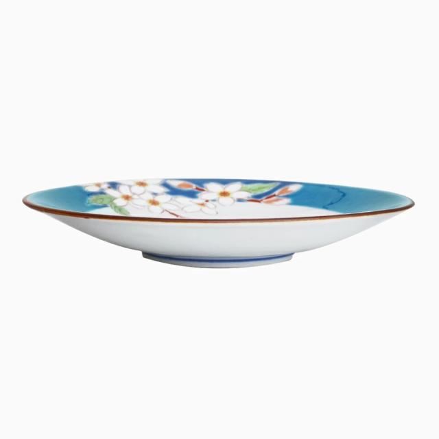 日本製 九谷焼 久谷五彩 磁気 陶器 陶磁器 小皿 皿 お皿 4.6号皿揃 四季の花 セット売り 5点セット 可愛い 華やか 鮮やか お洒落 オシャレ お祝い 記念日 誕生日 結婚祝い 開店祝い プレゼント 贈り物 ギフト 食器 和食器 インテリア_4