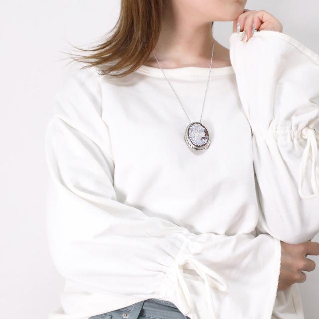 ペンダント シェルカメオペンダントネックレス ブローチ カメオ 