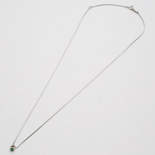 10金 K10WG ホワイトゴールド ネックレス ベネチアンチェーン ペンダントの通販は