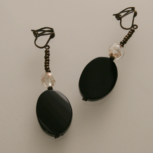 【アヴェ・カプリース】 AVE CAPRICE   イタリア ・ ミラノ (MILANO)  ベネチアンガラス ・ イヤリングの通販は 4,700円