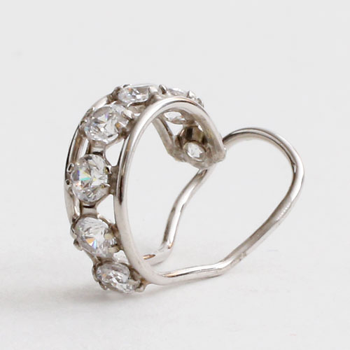 10金/K10WG/ホワイトゴールド イヤーカフ/イヤークリップ/イヤリング の通販は 7,552円