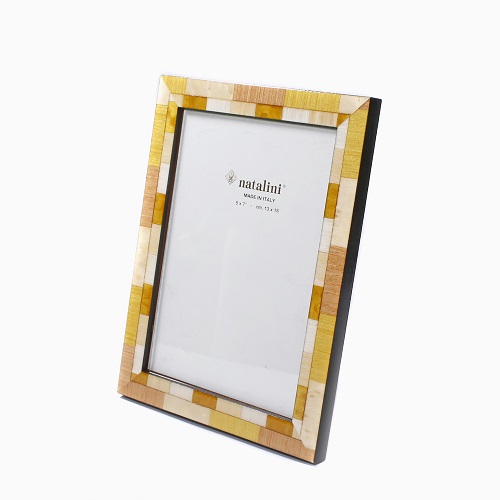 フォトフレーム 写真立て 写真 イエロー ブラウン イタリア製 ナタリーニ NATALINI ハンドメイド ベルガモ ウェディング ウェルカムボード ウェルカムスペース 結婚式 キャンドル ブライダル 飾り付け ラッピング無料の通販は 6,980円