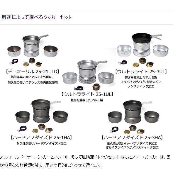 トランギア ストームクッカーL ハードアノダイズド 25-3HA trangia