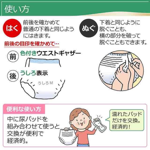 リフレ 大人用 紙 おむつ パンツ 大きい人の はくパンツ スーパー BIG ３L 14枚×6袋 ケース販売 紙おむつ 大人用 大人用オムツ 大人用