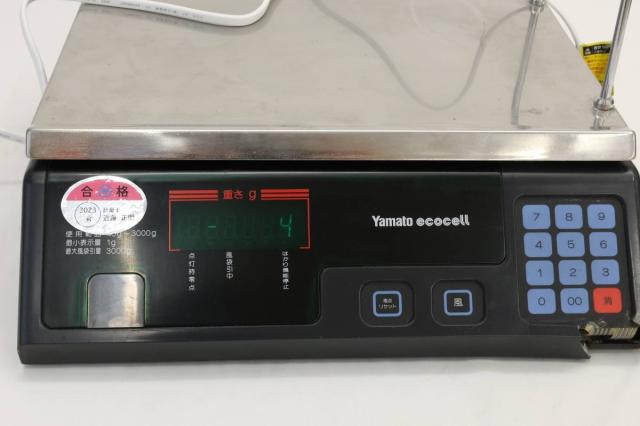 【送料無料】大和製衛 M-208 電気抵抗線式はかり 40g-3000g 北海道・沖縄・離島 配送不可 B1D_3