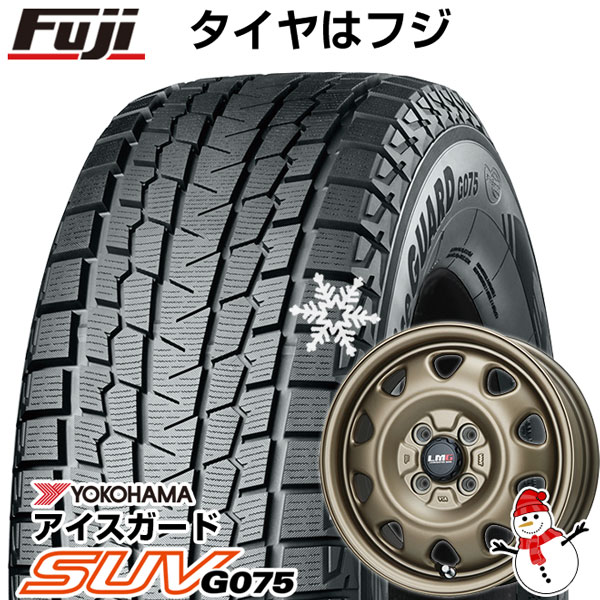 ジムニー スタッドレスタイヤ ホイール4本セット 175/80R16 ヨコハマ アイスガード SUV G075 レアマイスター LMG OFF-STYLE(マットゴールド) 16インチの通販は 101,300円