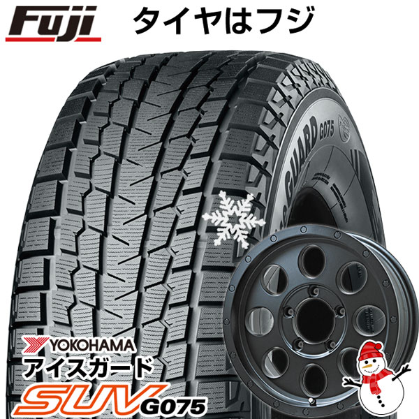 ジムニー スタッドレスタイヤ ホイール4本セット 175/80R16 ヨコハマ アイスガード SUV G075 レアマイスター LMG CS-8 マットブラック 16インチの通販は 102,700円