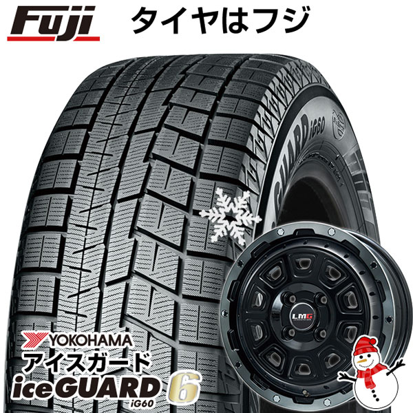 【 軽自動車】タフト ソリオ スタッドレスタイヤ ホイール4本セット 165/65R15 ヨコハマ アイスガード6 シックスIG60 レアマイスター LMG DS-10 ブラック/ブラッククリアリム 15インチの通販は