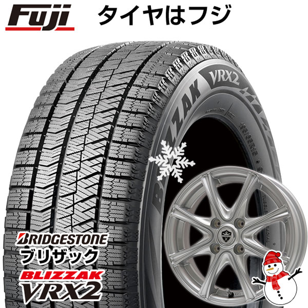 【 軽自動車】N-BOX タント スペーシア スタッドレスタイヤ ホイール4本セット 155/65R14 ブリヂストン ブリザック VRX2(限定) ブランドル ER16 14インチの通販は