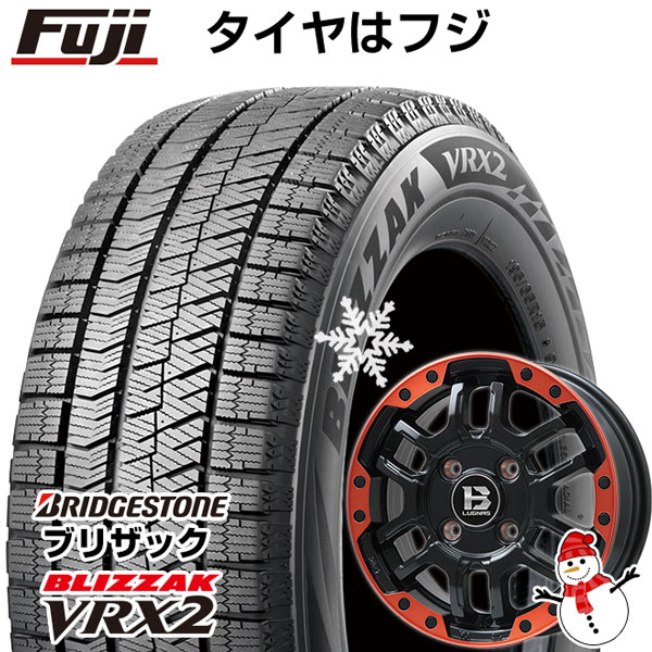 【 軽自動車】N-BOX タント スペーシア スタッドレスタイヤ ホイール4本セット 155/65R14 ブリヂストン ブリザック VRX2(限定) ビッグウエイ B-LUGNAS FRD 14インチの通販は
