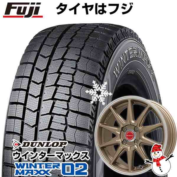 【 軽自動車】ハスラー デリカミニ(4WD) スタッドレスタイヤ ホイール4本セット 165/60R15 ダンロップ ウインターマックス 02 WM02 レアマイスター LMスポーツRS10 15インチの通販は