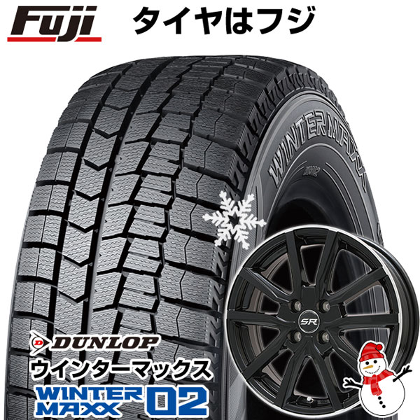 ルーミー・パッソ・ジャスティ・トール スタッドレスタイヤ ホイール4本セット 165/65R14 ダンロップ ウインターマックス 02 WM02 ブランドル N52B 14インチの通販は