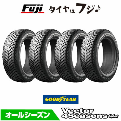 【4本セット 送料無料】 GOODYEAR グッドイヤー ベクターフォーシーズンズ ハイブリット 185/55R15 82H オールシーズンタイヤ 単品