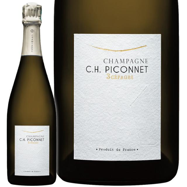 シャンパン Piconnet ピコネ  トロワ セパージュ（2020）NV 750ml　【正規輸入品】 ※沖縄・離島は別途送料