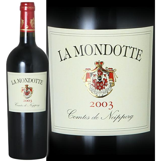 赤ワイン Ch La Mondotte シャトー ラ モンドット 2003  750ml  ボルドー サンテミリオン【正規輸入品】※沖縄・離島は別途送料