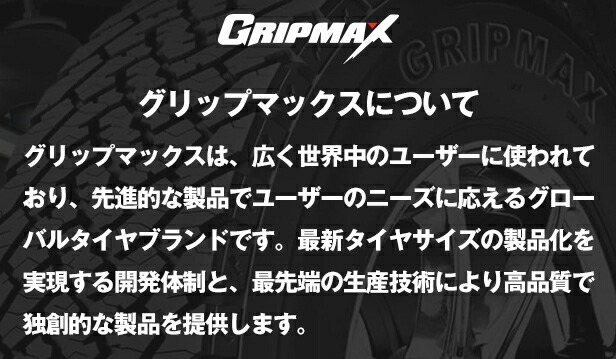 【送料無料】 GRIPMAX グリップマックス スタチャー H/T300 BSW ブラックサイドウォール(限定) 225/55R18 98V 夏タイヤ サマータイヤ 単品1本価格_1