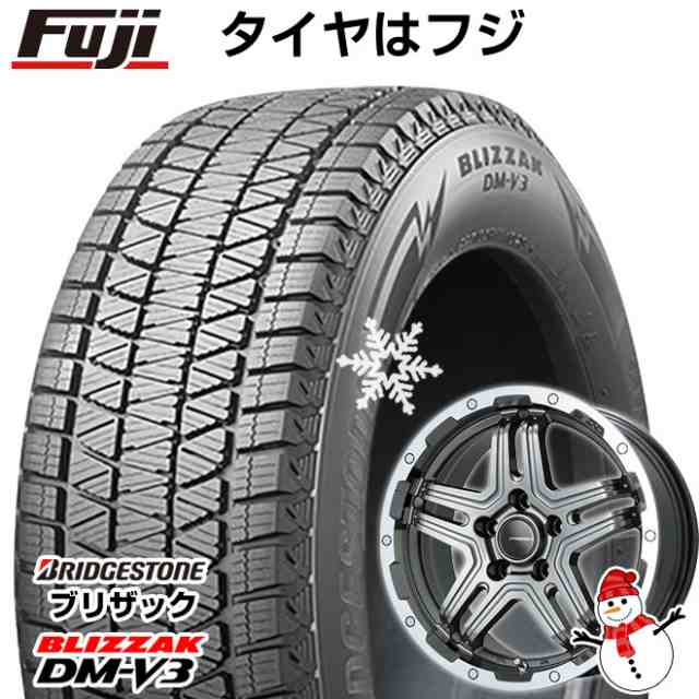 【送料無料 5穴/114】 BRIDGESTONE ブリヂストン ブリザック DM-V3 225/60R17 17インチ スタッドレスタイヤ ホイール4本セット PREMIX プの通販は 83,050円