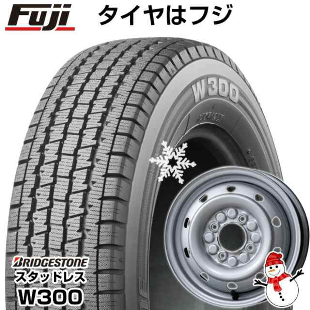 送料無料】 BRIDGESTONE ブリヂストン W300 80/78N(限定) 145/80R12 12インチ スタッドレスタイヤ ホイール4本セット  ELBE エルベ オリの通販はau PAY マーケット - フジコーポレーション