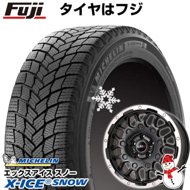 【送料無料 キックス等】 MICHELIN ミシュラン エックスアイス スノー 205/55R17 17インチ スタッドレスタイヤ ホイール4本セット LEHRMEの通販は