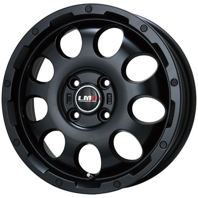 【軽自動車】ソリオ スタッドレスタイヤ 銀輪4本仕かける 165/70R14 ブリヂストン ブリ背嚢 VRX3 レアマイスター LMG CS-9 つや消し黒いこと 4.5J 14in ※パウダーコンパクト鉄道車両据えつける不可