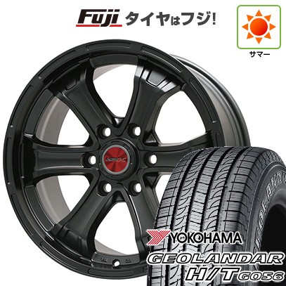 ハイエース200系 夏タイヤ ホイール4本セット 195/80R15 107/105L ヨコハマ ジオランダー H/T G056 RBL ビッグウエイ B-MUD K(マットブラック) 15インチ
