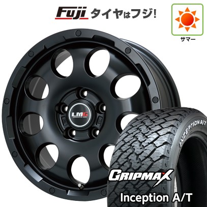 デリカD5 夏タイヤ ホイール4本セット 235/70R16 グリップマックス インセプション A/T RWL(限定) レアマイスター LMG CS-9 マットブラック 16インチの通販は
