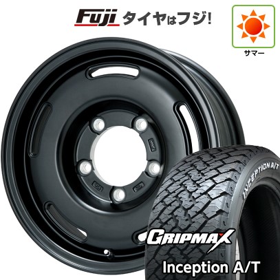 ジムニーシエラ/ジムニーノマド 夏タイヤ ホイール4本セット 215/75R15 グリップマックス インセプション A/T RWL(限定) プレミックス プディン(マットブラック) 15インチの通販は 54,060円