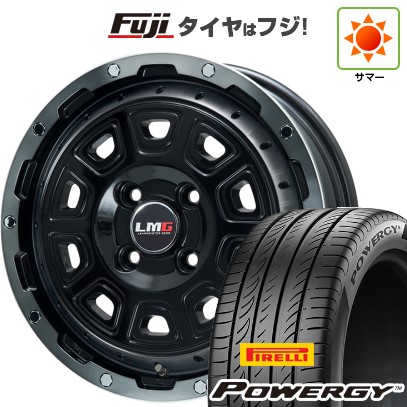 【新品 軽自動車】N-BOX タント スペーシア 夏タイヤ ホイール4本セット 165/55R15 ピレリ パワジー レアマイスター LMG DS-10 ブラック/ブラッククリアリム 15インチの通販は