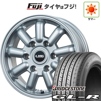 【新品】ハイエース200系 夏タイヤ ホイール4本セット 215/65R16 109/107R ブリヂストン GL-R レアマイスター LMG MOS-9(シルバー) 16インチ