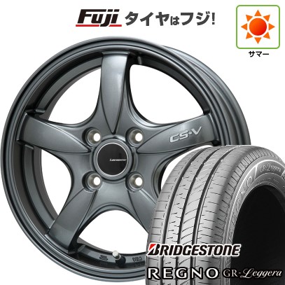 【新品 軽自動車】N-BOX タント スペーシア 夏タイヤ ホイール4本セット 155/65R14 ブリヂストン レグノ GR-レジェーラ レアマイスター CS-V(ガンメタ) 14インチの通販は