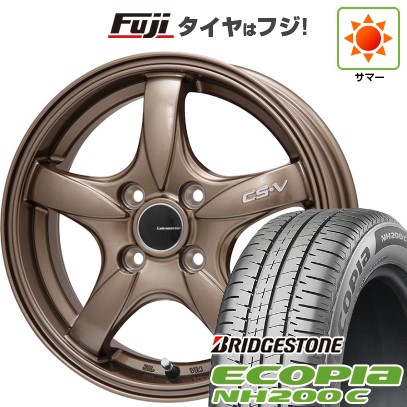 【新品 軽自動車】N-BOX タント スペーシア 夏タイヤ ホイール4本セット 165/55R15 ブリヂストン エコピア NH200 C レアマイスター CS-V(ブロンズ) 15インチの通販は 54,780円