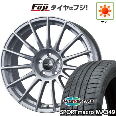 シビック(FL系 FK系)等 夏タイヤ ホイール4本セット 235/35R19 ミレバー スポーツマクロ MA349（限定） OZ スーパーツーリズモ LM 19インチの通販は 300,600円