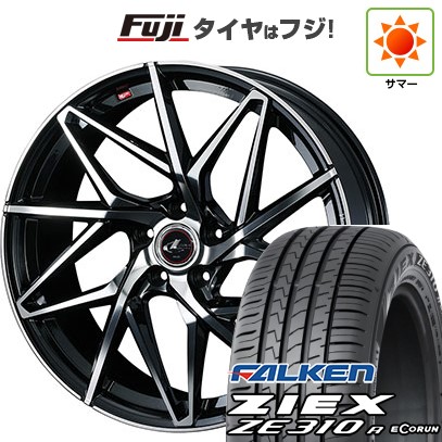 【新品】フリード 5穴/114 夏タイヤ ホイール4本セット 195/55R16 ファルケン ジークス ZE310R エコラン（限定） ウェッズ レオニス IT 16インチの通販は