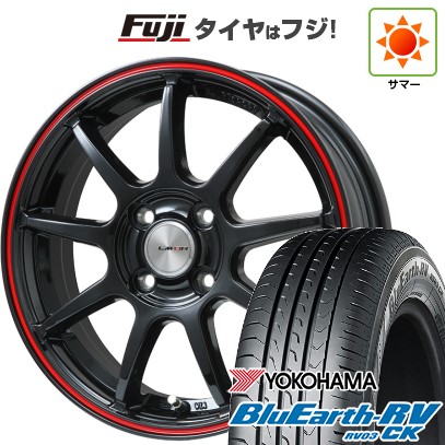 【パンク保証付き】【新品】ルーミー・パッソ・ジャスティ・トール 夏タイヤ ホイール4本セット 175/55R15 ヨコハマ ブルーアース RV-03CK レアマイスター LMスポーツLM-QR 15インチの通販は