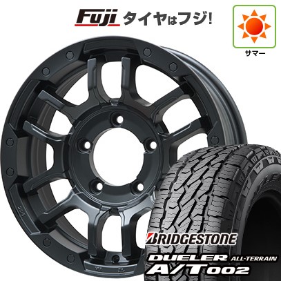 ジムニーシエラ/ジムニーノマド 夏タイヤ ホイール4本セット 215/70R16 ブリヂストン デューラー A/T002 OWL/RBL ビッグウエイ B-LUGNAS FRD(マットブラック) 16インチの通販は