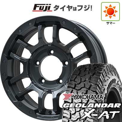 ジムニー 夏タイヤ ホイール4本セット 195R16C 104/102Q ヨコハマ ジオランダー X-AT G016 OWL ビッグウエイ B-LUGNAS FRD(マットブラック) 16インチの通販は