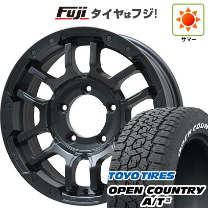ジムニーシエラ/ジムニーノマド 夏タイヤ ホイール4本セット 215/70R16 トーヨー オープンカントリー A/T III RBL ビッグウエイ B-LUGNAS FRD(マットブラック) 16インチ サマータイヤ・ホイールセット