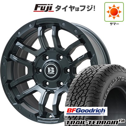プラド/ハイラックス 夏タイヤ ホイール4本セット 265/65R17 BFグッドリッチ トレールテレーンT/A ORWL ビッグウエイ B-LUGNAS FRD(マットブラック) 17インチ 117,400円