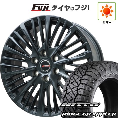 【パンク保証付き】ランクル300 夏タイヤ ホイール4本セット 275/55R20 ニットー リッジグラップラー プレミックス MER-X(マットブラック) 20インチ