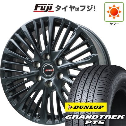 ランクル300 夏タイヤ ホイール4本セット 265/65R18 ダンロップ グラントレック PT5 プレミックス MER-X マットブラック(平座ナット) 18インチ