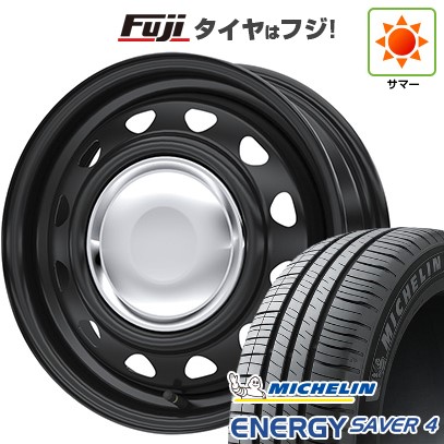 【新品 軽自動車】N-BOX タント スペーシア 夏タイヤ ホイール4本セット 155/65R14 ミシュラン エナジー セイバー4 ウェッズ ネオキャロ 14インチの通販は