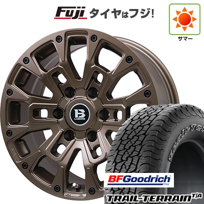 プラド/ハイラックス 夏タイヤ ホイール4本セット 265/60R18 BFグッドリッチ トレールテレーンT/A ORWL ビッグウエイ B-LUGNAS BRD(マットブロンズ) 18インチ
