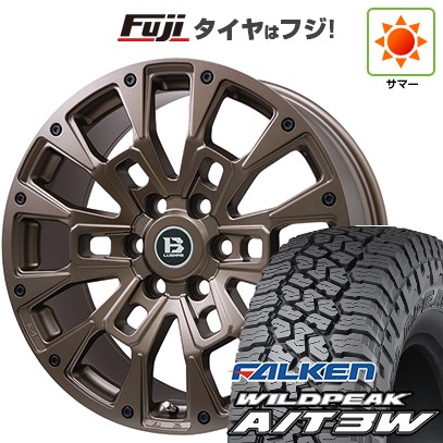 ランクル300 夏タイヤ ホイール4本セット 275/55R20 ファルケン ワイルドピーク A/T3W ビッグウエイ B-LUGNAS BRD(マットブロンズ) 20インチ